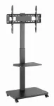 Gembird TVS-75S-02 televizoriaus stovas su ratukais, 37" - 75", juodas