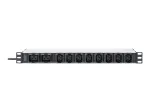 DIGITUS 1U aliuminio PDU montuojamas ant stovo