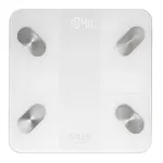 Electronic bathroom scale Adler AD 8186 white