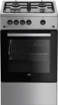 Beko FSG52020FX viryklė Laisvai pastatoma dujinė viryklė Nerūdijantis plienas
