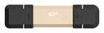 &bdquo;Silicon Power DS72&ldquo; USB atmintinė, 500 GB, USB A tipo / C tipo 3.2 kartos 2 (3.1 kartos 2), auksinė