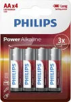 Batteries Power Alkaline AA 4pcs blister