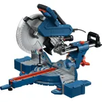 Bosch Powertools chop and miter saw GCM 340-305 D Professional, chop and miter saw (blue, 1,800 watts)