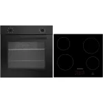 Respekta ASET121M4400 Built-in Oven and Hob Set Black