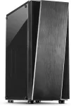 Inter-Tech T-11 TELEVEN, tower case (black, side part made of acrylic glass)