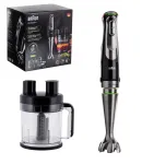 Braun MultiQuick 9 MQ 9195XLI 2 L panardinamas trintuvas 1200 W Juoda, Nerūdijančio plieno