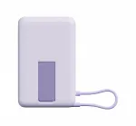 PowerBank Magnetic 10000 with stand purple