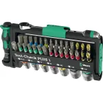 Wera Tool-Check PLUS 1, bit set black/green, 39 pieces, including 1/4" bit ratchet