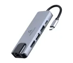 Gembird A-CM-COMBO5-04 USB Type-C 5-in-1 multi-port adapter (Hub + HDMI + PD + LAN)