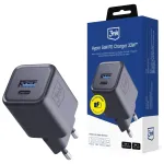 Charger GaN 33W QC4+ PPS AFC FCP SCP black