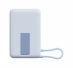 PowerBank Magnetic 10000 with stand blue