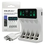 Battery charger for NiMH type R03 AAA R6 AA LCD
