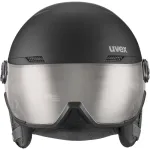 Ski helmet UVEX Wanted Visor pro V BLACK MATT, size 54&ndash;61 cm