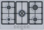 &bdquo;Bosch Serie 4 PGQ7B5K90&ldquo; kaitlentė, nerūdijantis plienas, įmontuojama, 75 cm, dujinė, 5 zona(-ys),