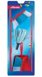 Vileda cloth mop with brush and pan set