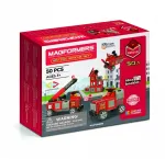 Construction blocks Magformers Emergency set