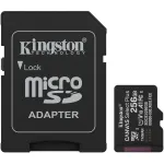 Kingston Canvas Select Plus 256 GB MicroSDXC memory card, black, UHS-I U1, Class 10, V10