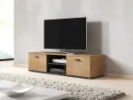 Cama TV staliukas SOHO 140 Lefkas ąžuolas/juoda