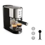 Krups Virtuoso XP444C10 kavos virimo aparatas Pusiau automatinis espreso kavos aparatas 1 l