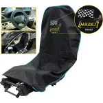 Hazet seat-steering wheel seat cover set 196-6 / 2, protective cover (black, waterproof, oil and grease repellent)