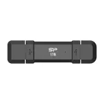 &bdquo;Silicon Power DS72&ldquo; USB atmintinė, 1 TB, USB A tipo / C tipo 3.2 kartos 2 (3.1 kartos 2), juoda