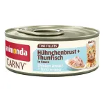 ANIMONDA Carny Adult Fine fillets Sauce Chicken breast + tuna - wet cat food - 60g