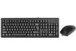 A4Tech KM-720620D klaviatūra USB QWERTY anglų, juoda