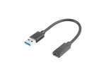 Adapter USB TYPE-C (F) AM 3.1 15 cm