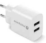 PHONE CHARGER 2X USB 2, 4A 12W WHITE