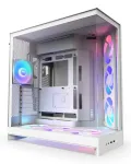 NZXT H9 Flow RGB+ 2025 kompiuterio korpusas, baltas
