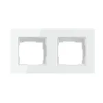 Avatto 2 Socket TS20 light switch frame (white)