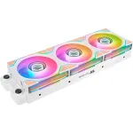 Thermaltake SWAFAN 120 EX INFINITY ARGB Sync PC Cooling Fan Wood Edition (White, Pack of 3, 120 mm, 124 mm)