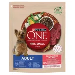 PURINA One Mini sausas &scaron;unų ėdalas suaugusiam &scaron;uniui su jautiena ir ryžiais, 800 g