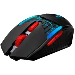 Pelės apsauga GM-126 TISA RF+BT optinis 1600dpi 6P juodas