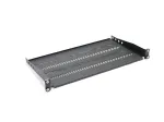Shelf for 450mm 19 "483x250mm 1U black racks with adjustable and support