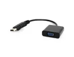 &bdquo;Gembird A-DPM-VGAF-02&ldquo; vaizdo kabelio adapteris 0,15 m VGA (D-Sub) DisplayPort juodas