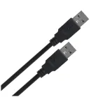 Lanberg CA-USBA-20CU-0010-BK USB kabelis 1m 2.0 USB A juodas