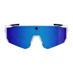 Colmi V06 AI White Sports Sunglasses (with blue lenses)