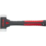 Wiha soft-face hammer FibreBuzz recoil-free, very hard (black/red, 40mm)