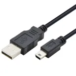 Cable USB - mini USB 3 m black