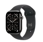 Watch Series 11 GPS + Cellular 42mm Slate Titanium Case with Black Sport Band - M/L