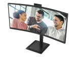 AOC CU34E4CW 34 colių UWQHD 120Hz i&scaron;lenktas monitorius
