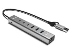 USB-C/USB-A Metal Hub 6 port 3xUSBc/3xUSBa