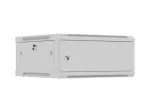 LANBERG WALL-MOUNTED INSTALLATION RACK CABINET 19" 4U 600X600 GREY, METAL DOOR (FLAT PACK)