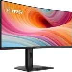 MSI PRO MP341CQPHGN E12 (86.4 cm (34 inches), black, UWQHD, VA, curved, HDMI, DP, USB-C, USB hub, 120Hz panel)
