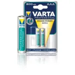 Varta Phone Accu HR03-AAA, Ni-MH, 1.2V, 800mAh, 2 pieces (56763-101-402)