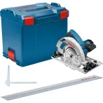 Bosch Hand-held circular saw GKS 85 G Professional (blue, 2200 watts, L-BOXX, guide rail FSN 1400)
