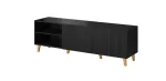 Cama RTV spintelė PAFOS 150x42x52 juoda matinė
