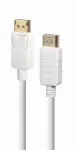 CABLE DISPLAY PORT 1.8M/WHITE CC-DP2-6-W GEMBIRD