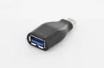 Adapter USB 3.0 SuperSpeed Typ USB C/USB A M/Z Black